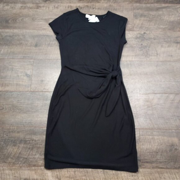 Little Black Dress Magaschoni Collection Scoop Neck Waist Sheath - Picture 9 of 9
